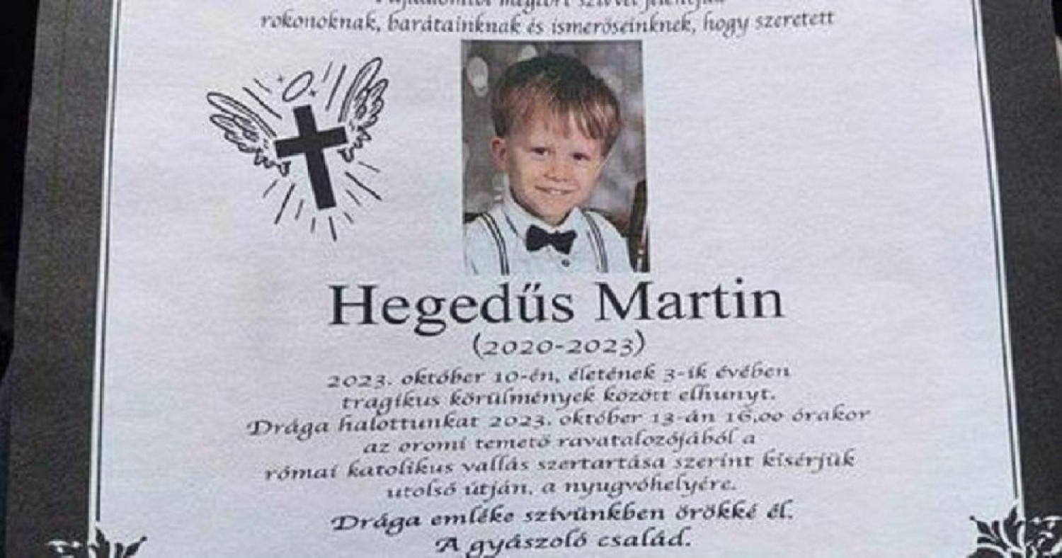 Utolsó útjára kísérték a 3 éves Martint - Rettenetes dolog történt egy kis faluban